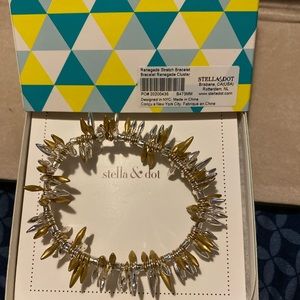 Renegade stretch bracelet-mixed metal